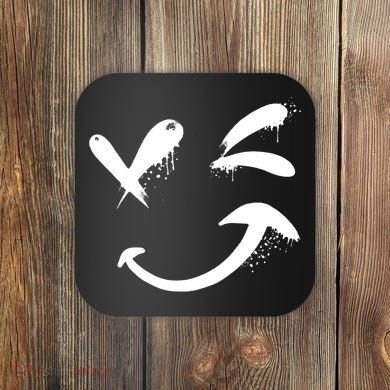 Smiley Face Winking Coaster