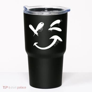 Smiley Face Winking Tumbler