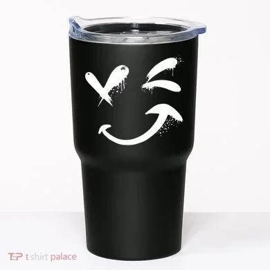 Smiley Face Winking Tumbler