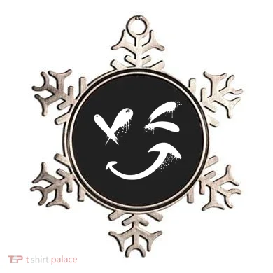 Smiley Face Winking Ornament
