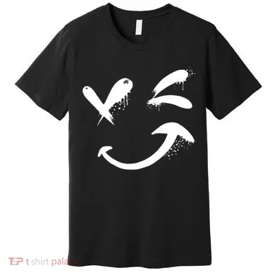Smiley Face Winking Premium T-Shirt