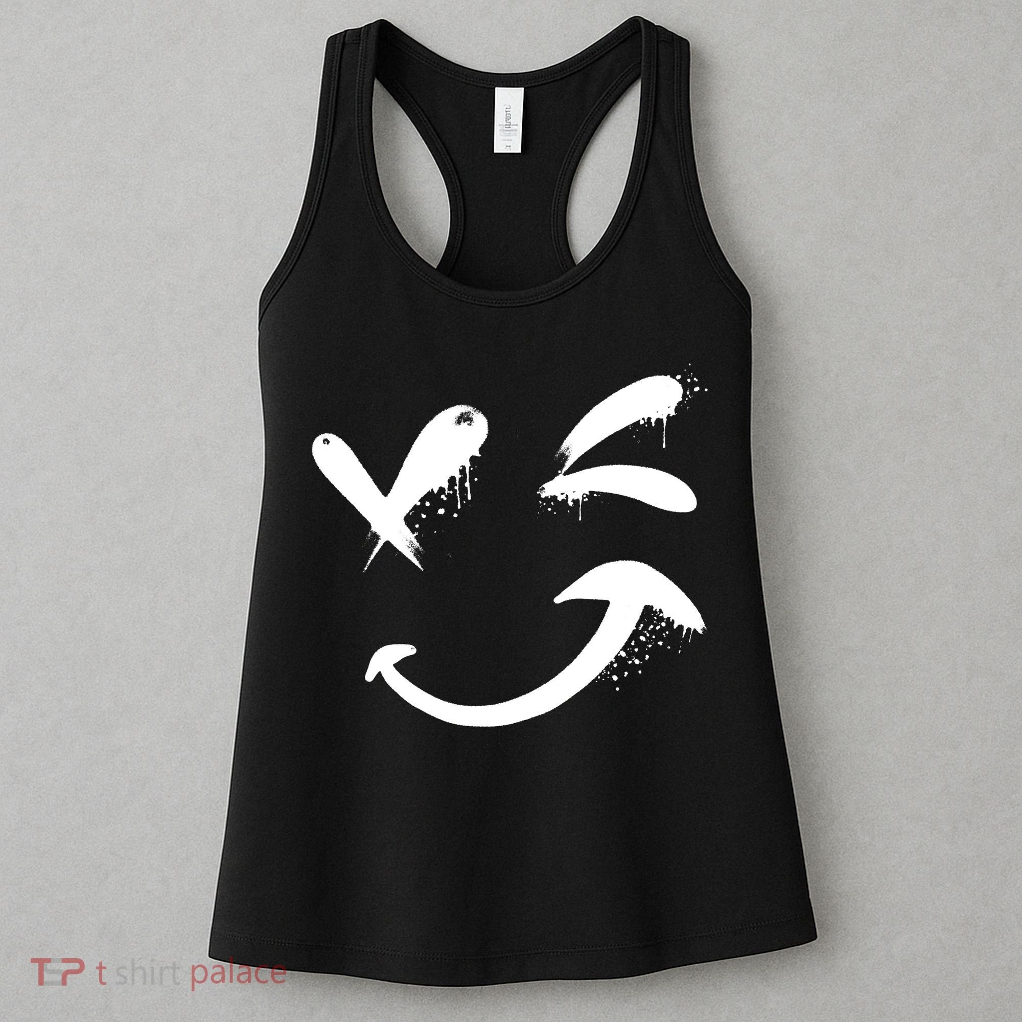 Smiley Face Winking Women's Tank Top