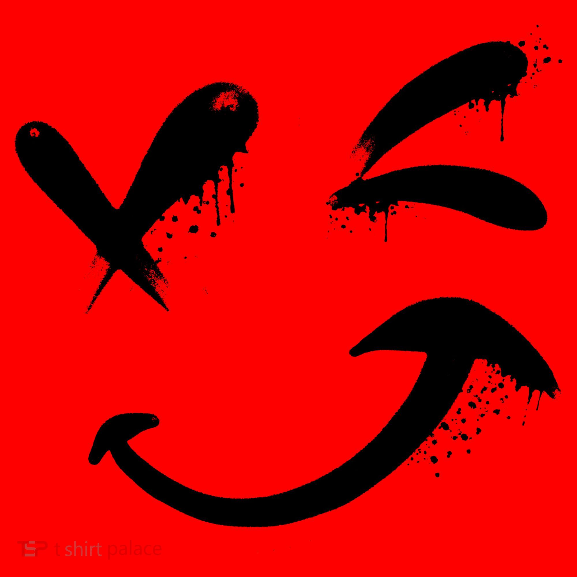 Smiley Face Winking Santa Hat