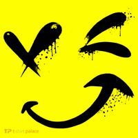 Smiley Face Winking USA-Made Doggie Bandana thumb 2