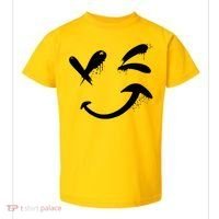 Smiley Face Winking Toddler T-Shirt thumb 0