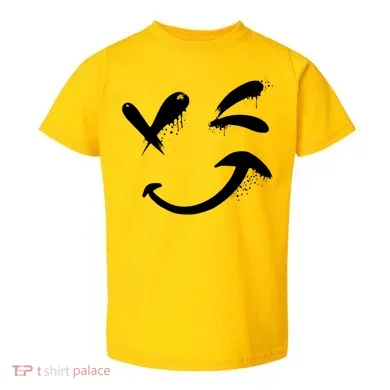 Smiley Face Winking Toddler T-Shirt