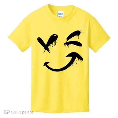 Smiley Face Winking Kids T-Shirt