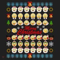 Smiley Faces Ugly Christmas Sweater Women's Sweatshirt thumb 2