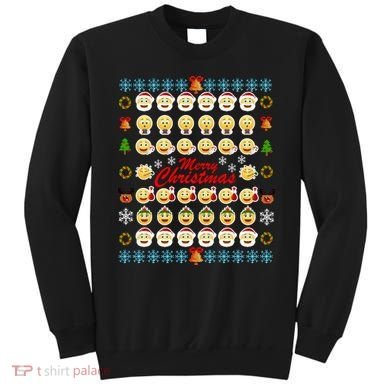 Smiley Faces Ugly Christmas Sweater Sweatshirt