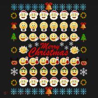 Smiley Faces Ugly Christmas Sweater Sweatshirt thumb 3