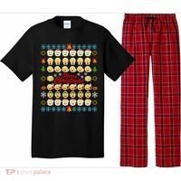 Smiley Faces Ugly Christmas Sweater Pajama Set thumb 0