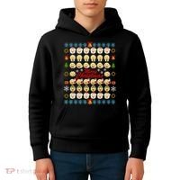 Smiley Faces Ugly Christmas Sweater Kids Hoodie thumb 4