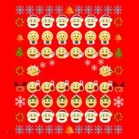 Smiley Faces Ugly Christmas Sweater Santa Hat thumb 1