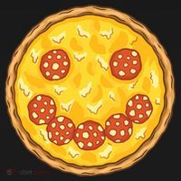 Smiley Pizza Doggie Tank thumb 4
