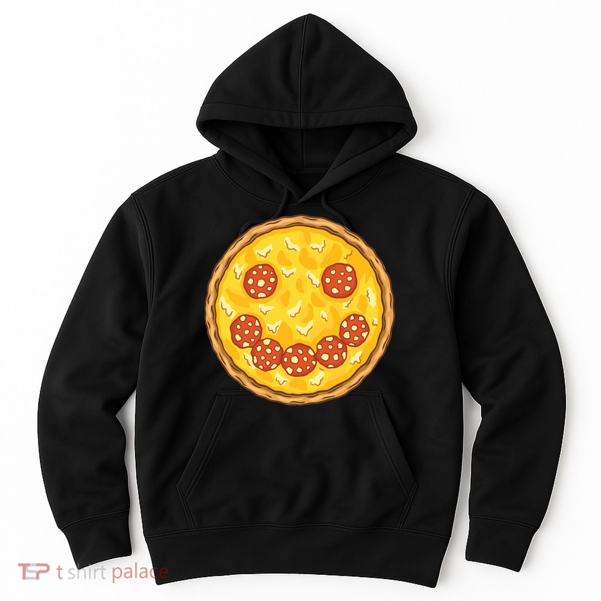 Smiley Pizza Hoodie