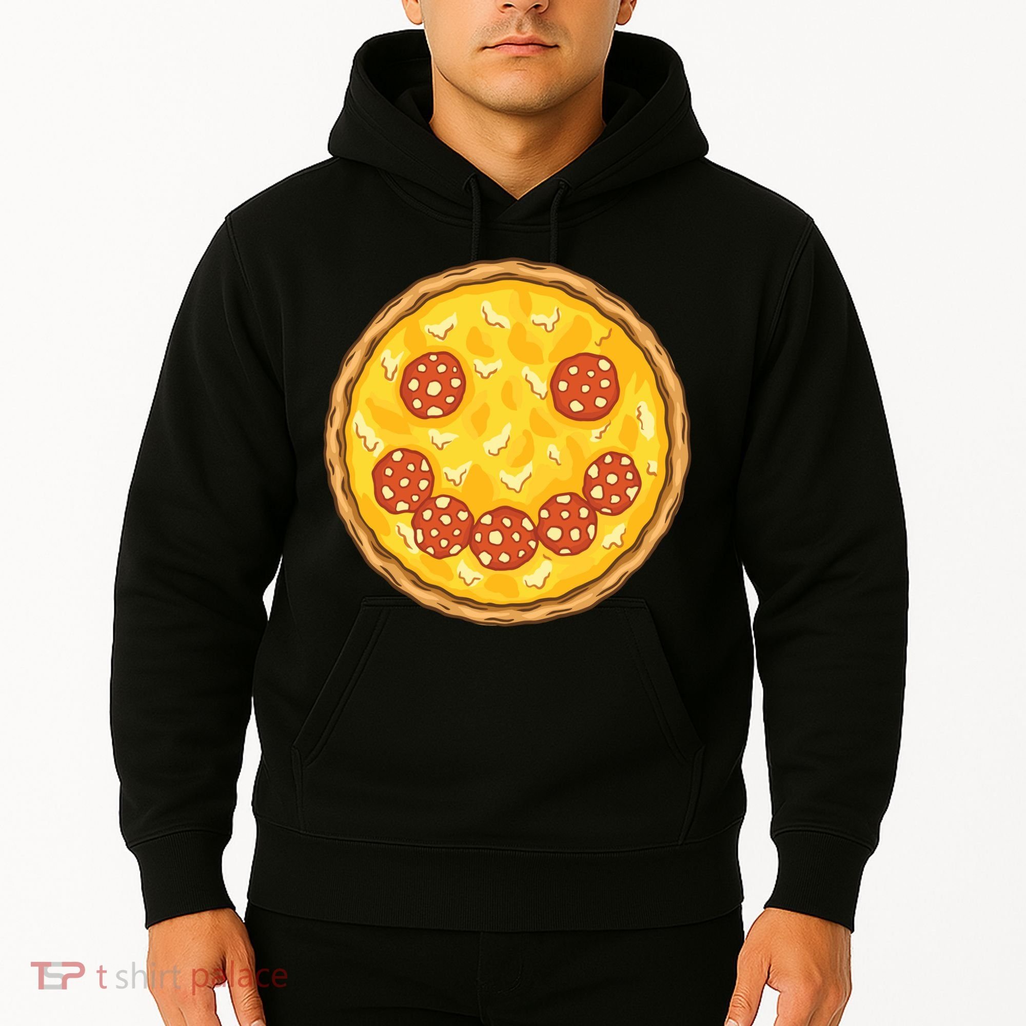 Smiley Pizza Hoodie