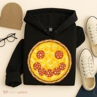 Smiley Pizza Hoodie thumb 4