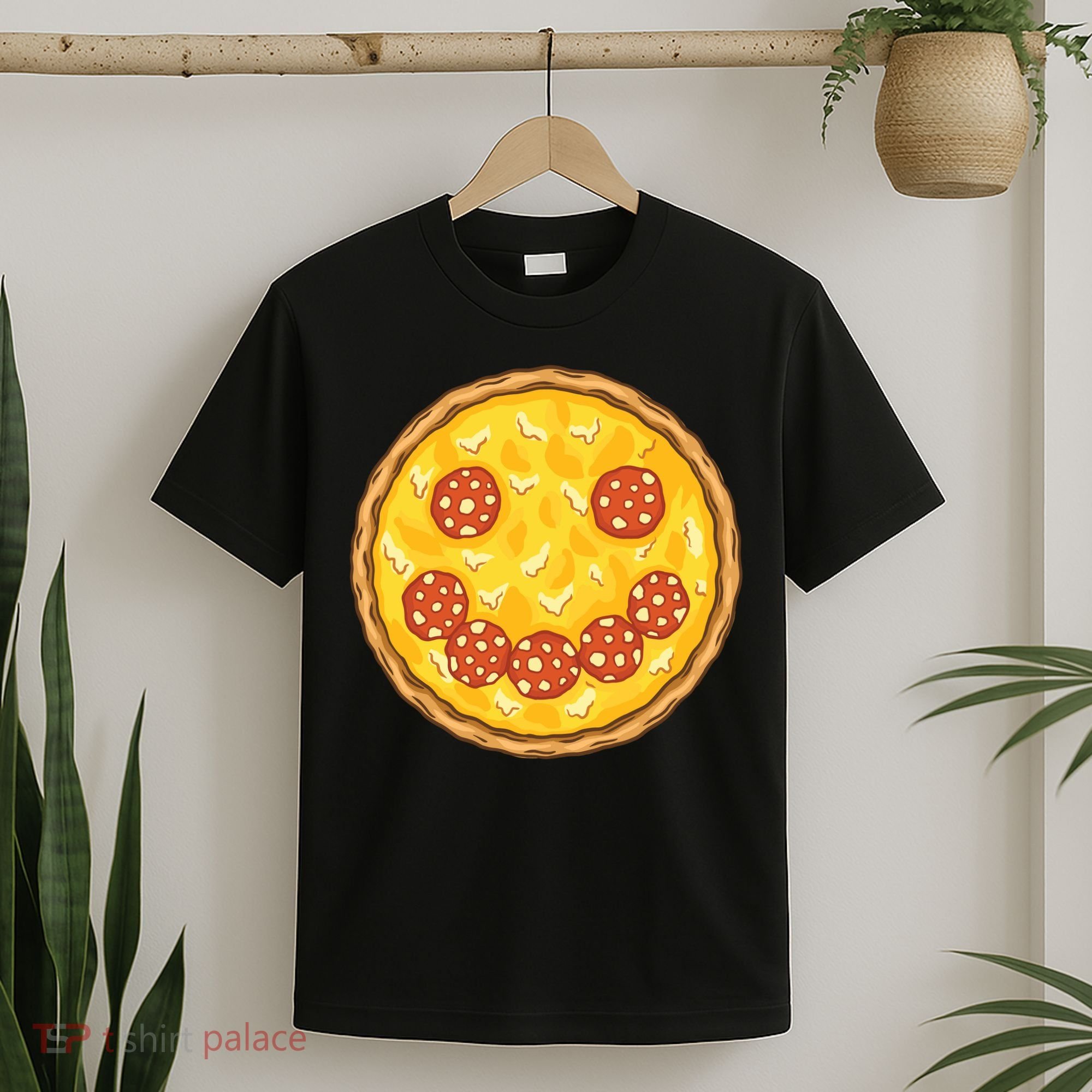 Smiley Pizza T-Shirt