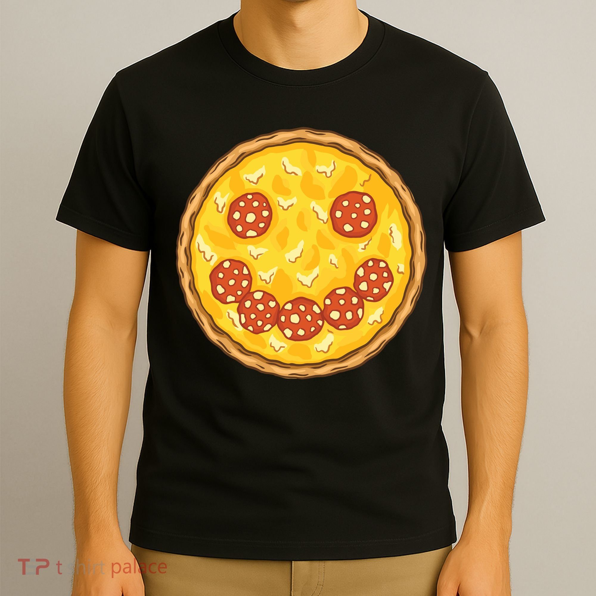 Smiley Pizza T-Shirt