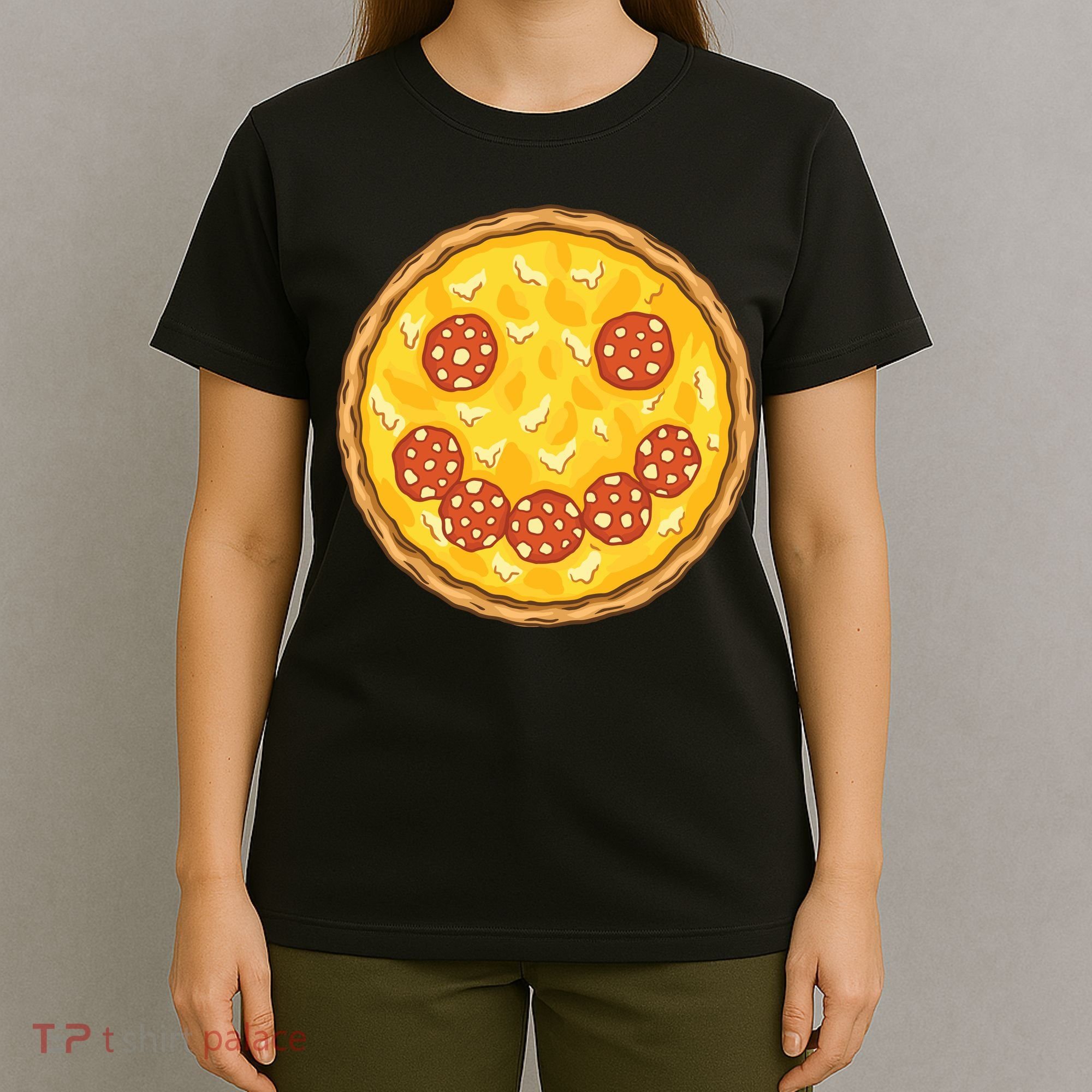 Smiley Pizza T-Shirt