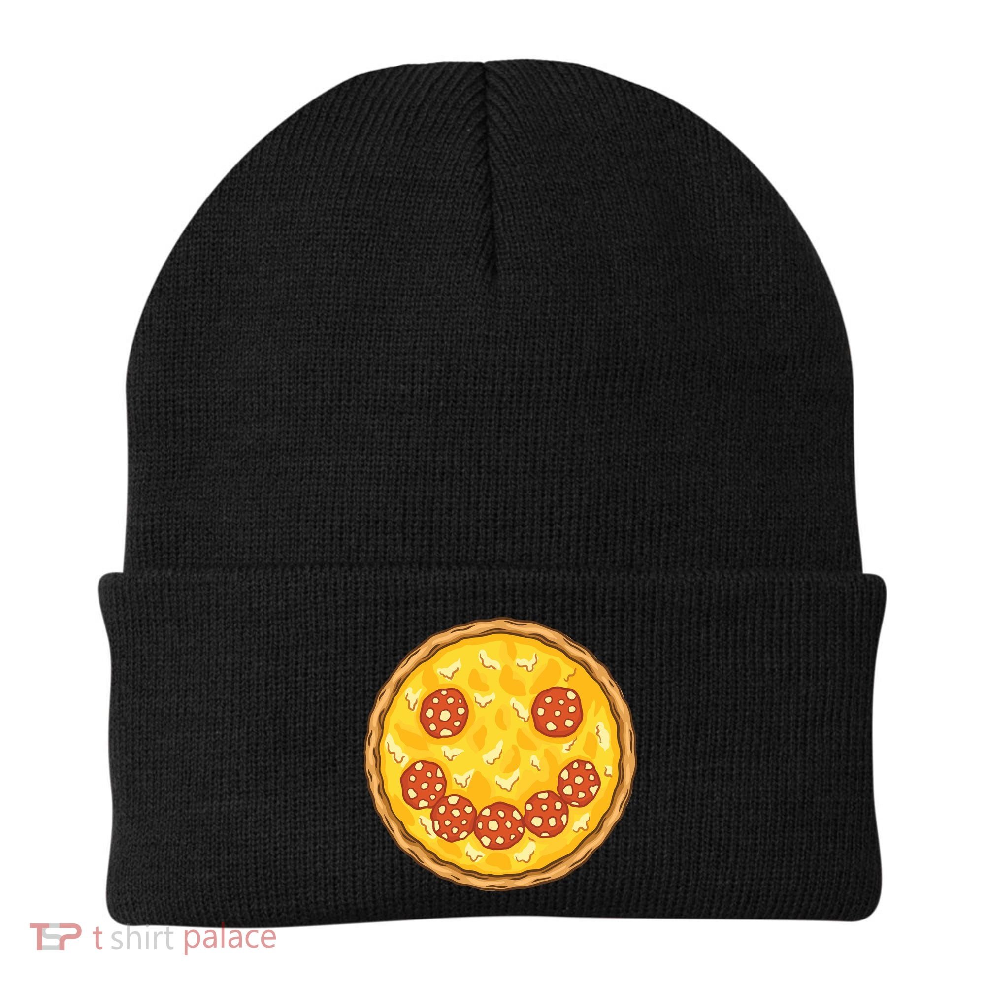 Smiley Pizza Beanie