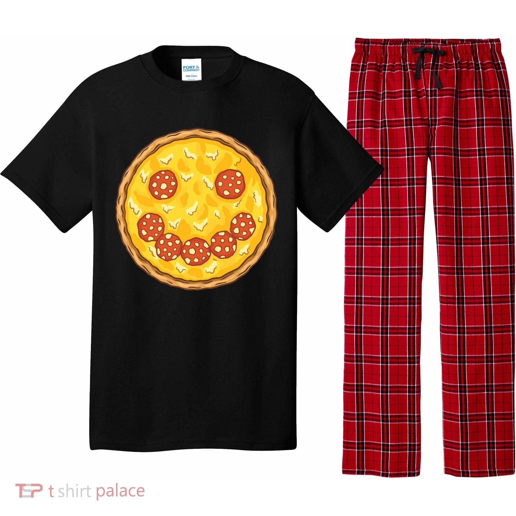 Smiley Pizza Pajama Set