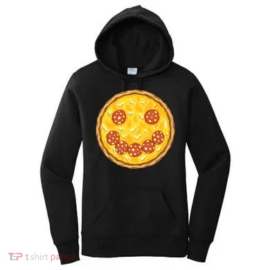 Smiley Pizza Women's Hoodie