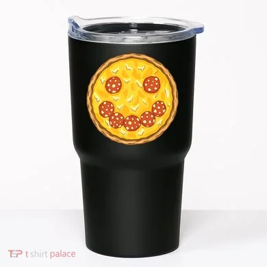 Smiley Pizza Tumbler