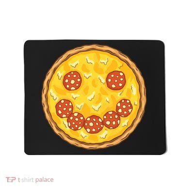 Smiley Pizza Mousepad