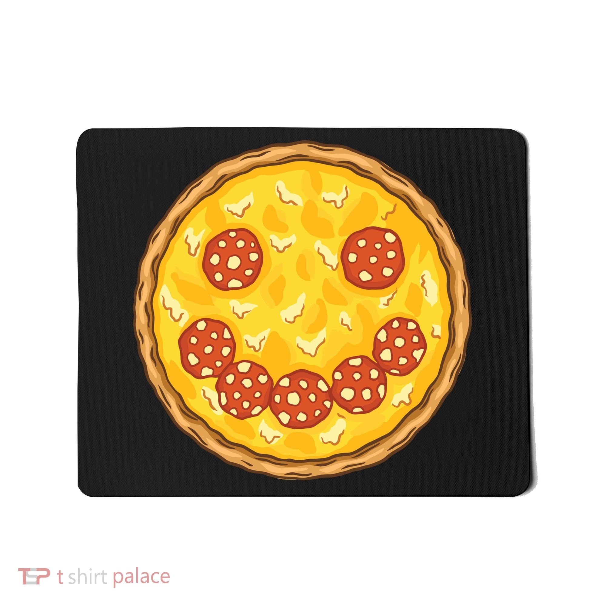 Smiley Pizza Mousepad