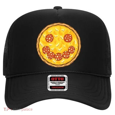 Smiley Pizza Hat