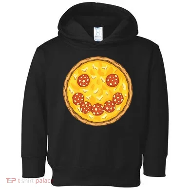 Smiley Pizza Toddler Hoodie