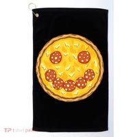 Smiley Pizza Golf Towel thumb 0
