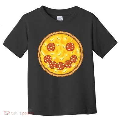 Smiley Pizza Toddler T-Shirt