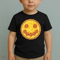 Smiley Pizza Toddler T-Shirt thumb 2