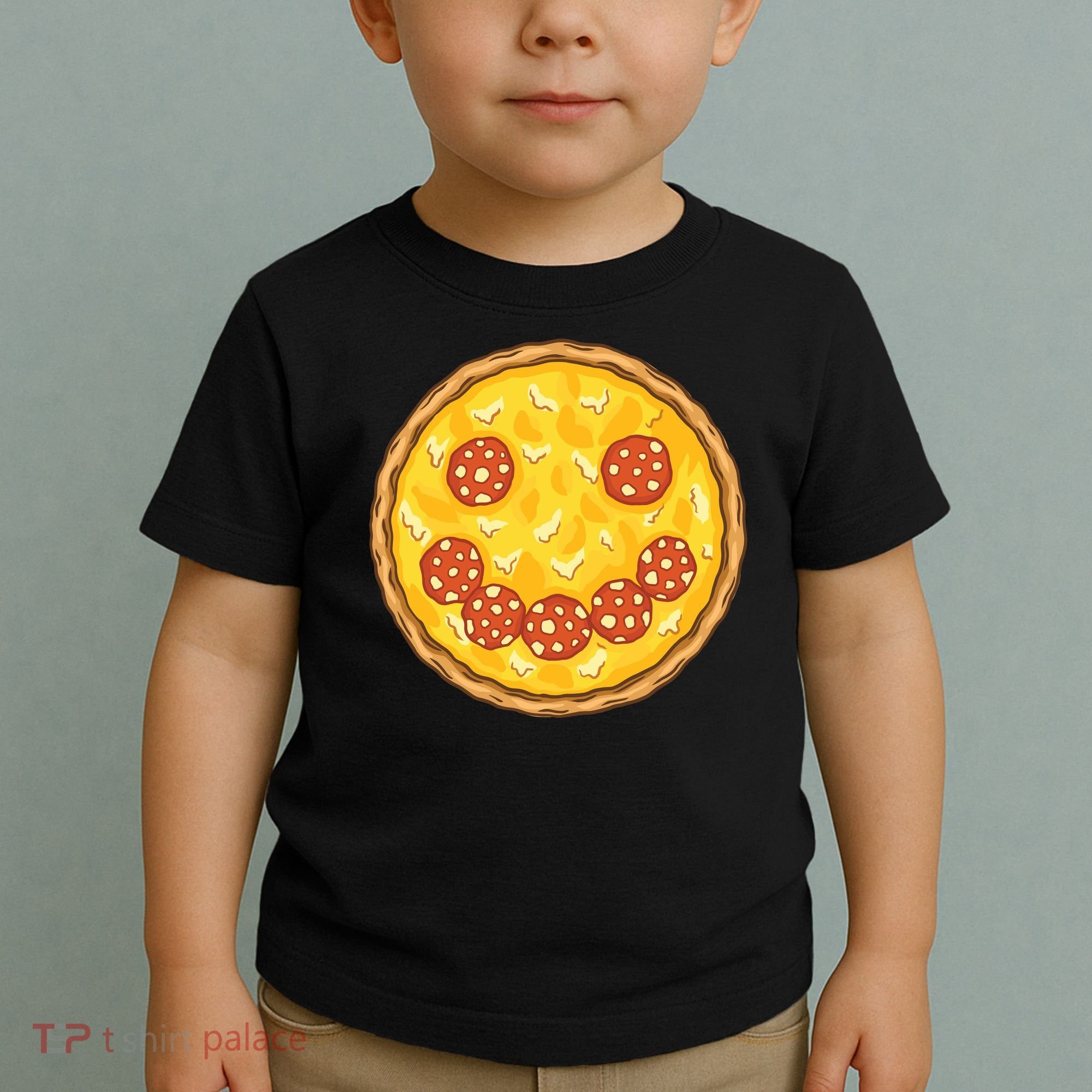 Smiley Pizza Toddler T-Shirt