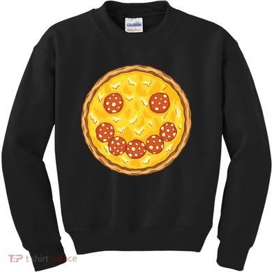 Smiley Pizza Kids Sweatshirt