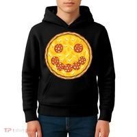 Smiley Pizza Kids Hoodie thumb 4