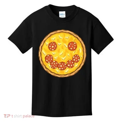 Smiley Pizza Kids T-Shirt