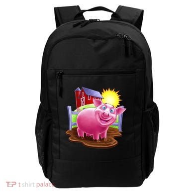 Smiling Farm Pig Backpack