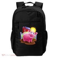 Smiling Farm Pig Backpack thumb 0