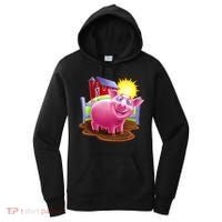 Smiling Farm Pig Women's Hoodie thumb 0