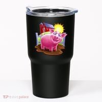 Smiling Farm Pig Tumbler thumb 0