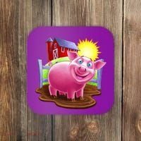 Smiling Farm Pig Coaster thumb 0