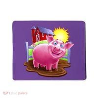 Smiling Farm Pig Mousepad thumb 0