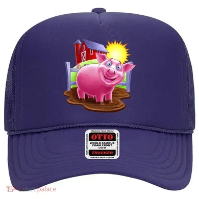 Smiling Farm Pig Hat
