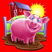 Smiling Farm Pig Santa Hat thumb 1