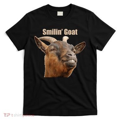 Smiling Goat Funny T-Shirt
