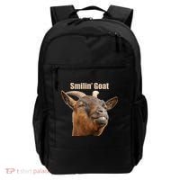 Smiling Goat Funny Backpack thumb 0