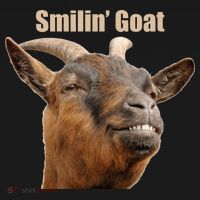 Smiling Goat Funny Polo thumb 3
